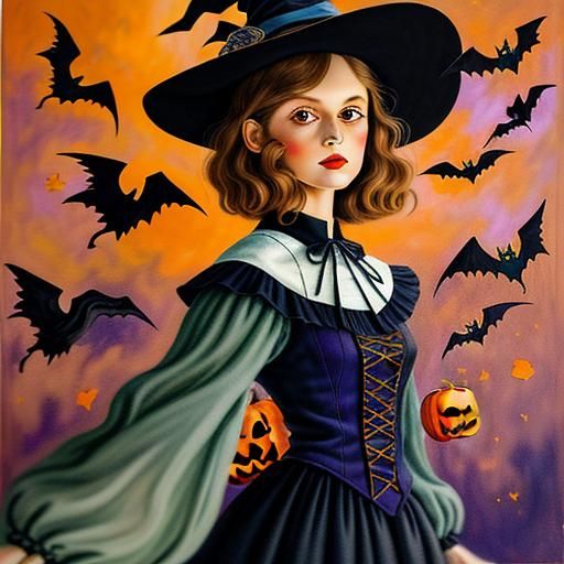 Halloween witch