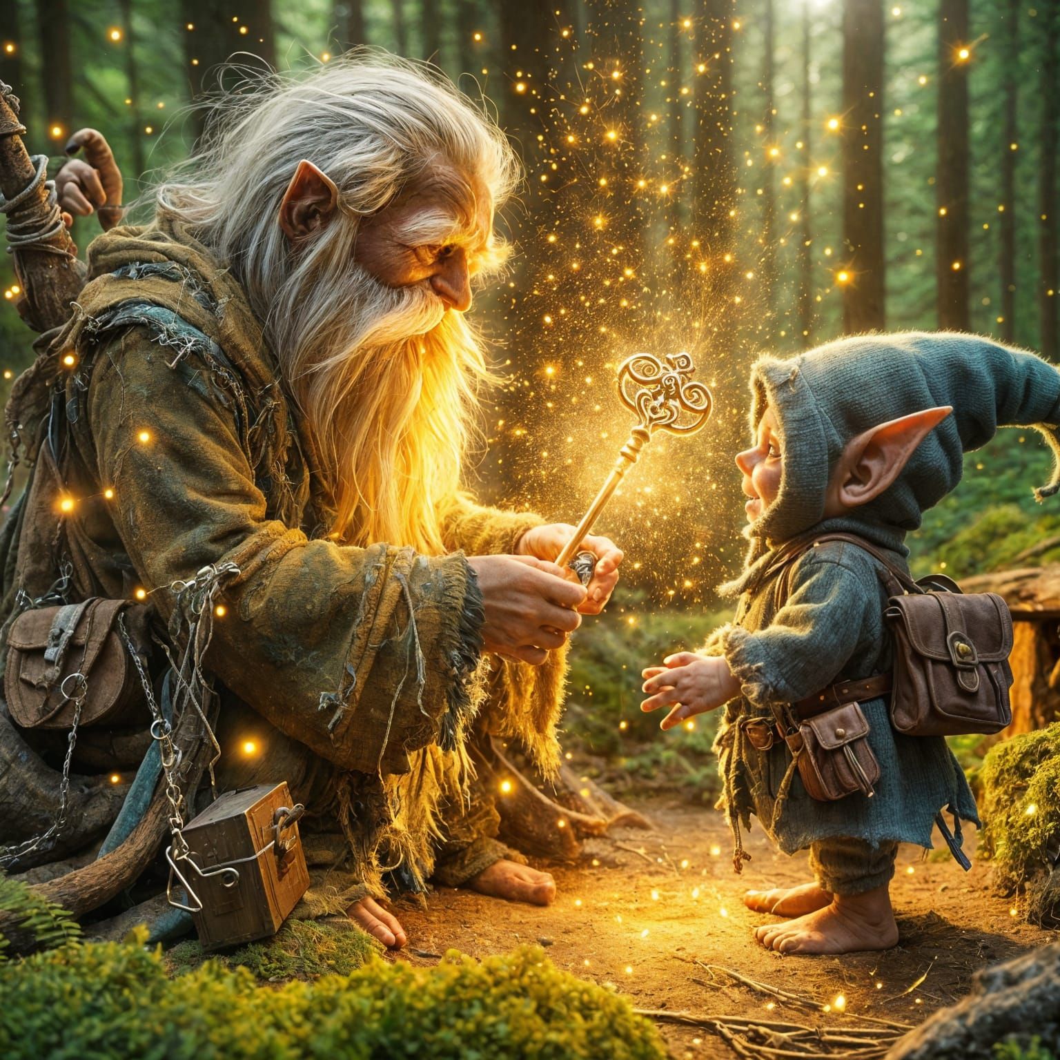 Here is the magic key. Keep it!