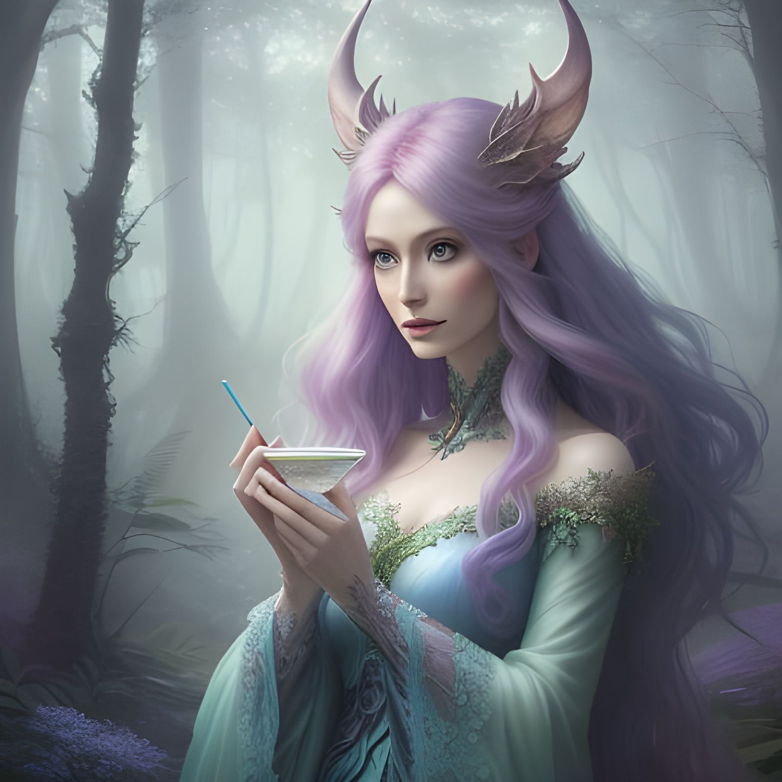 Dreamy Portrait in Anna Dittmann Style