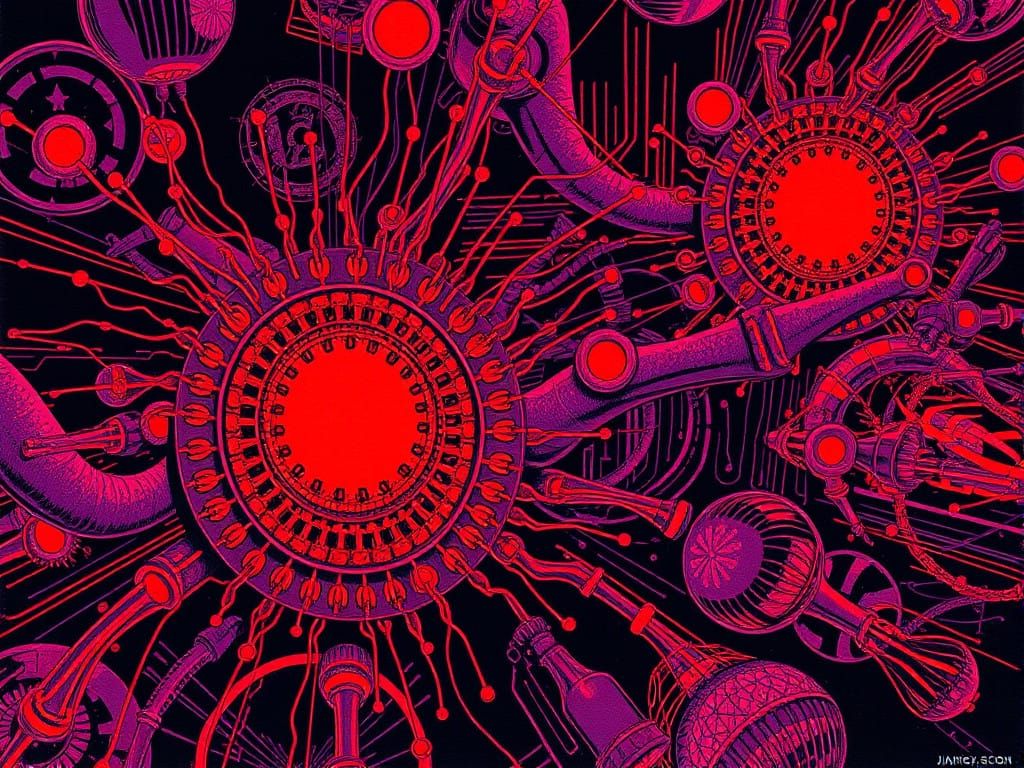 Rustic Red In Motion