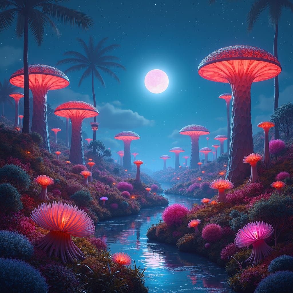 Intergalactic Botanical Garden of Iridescent Flora