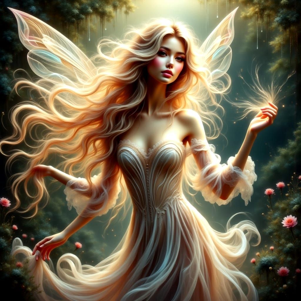 Enchanted Princess in Whimsical Realm