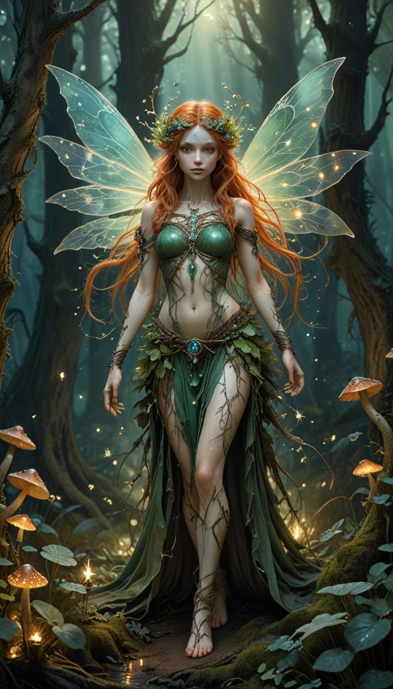 Moonlit Woodland Enchantress