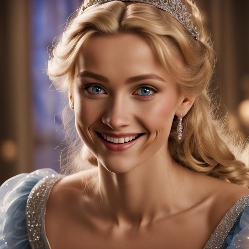Cinderella Smiling Portrait
