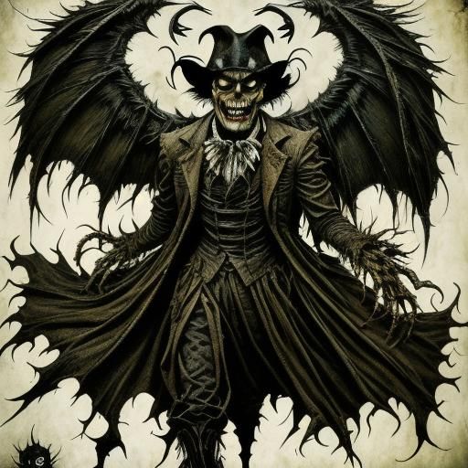 Sinister Scarecrow Grin: Horror Character