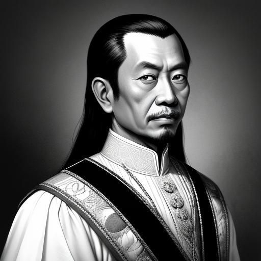 Old Malaysian Sultan Portrait, Circa 1780