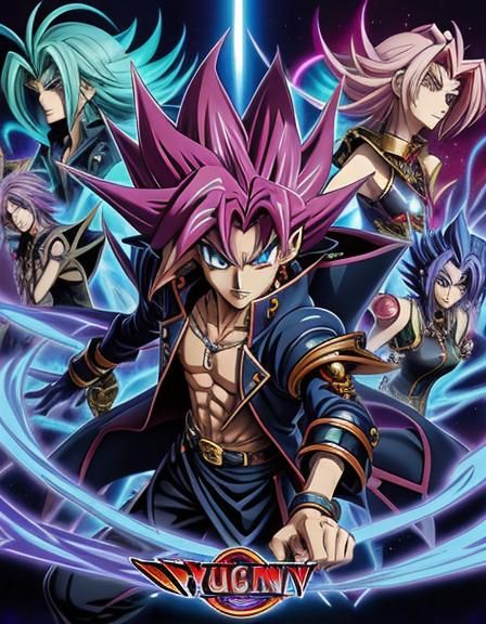 Anime Style Yugioh Character Illustration