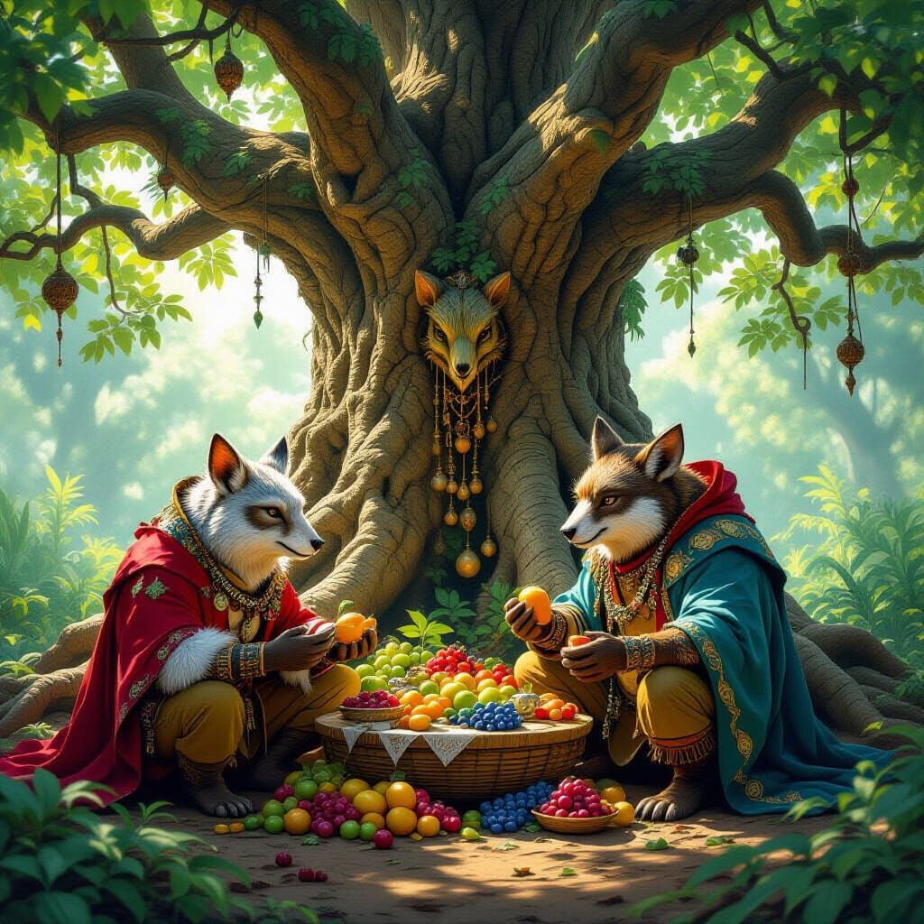 Anthropomorphic Animal Trade in Hypermaximalist Style