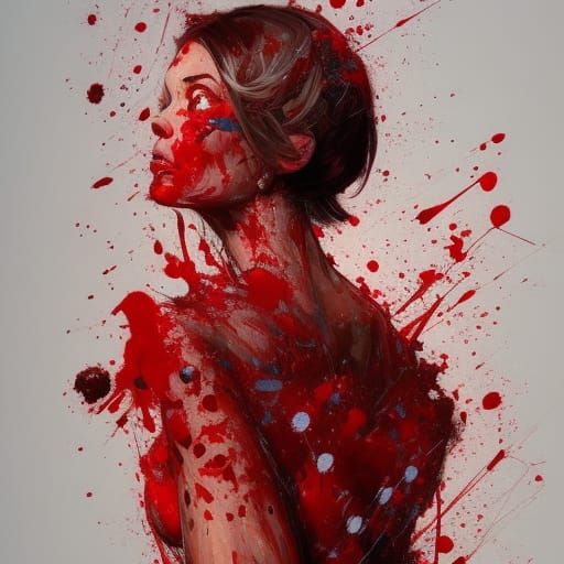 Hyperdetailed Portrait in Splash Art Style
