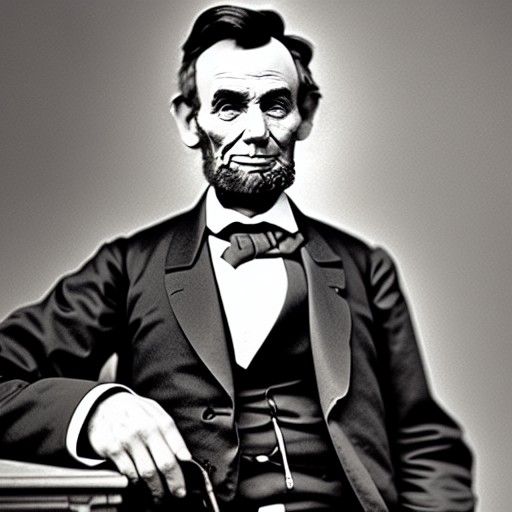 AI Generated Portrait of Abraham Lincoln