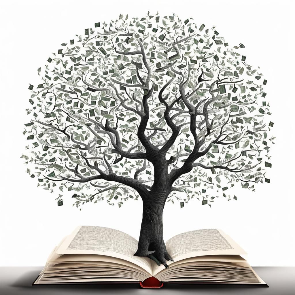 Book Tree: Conceptual AI Art