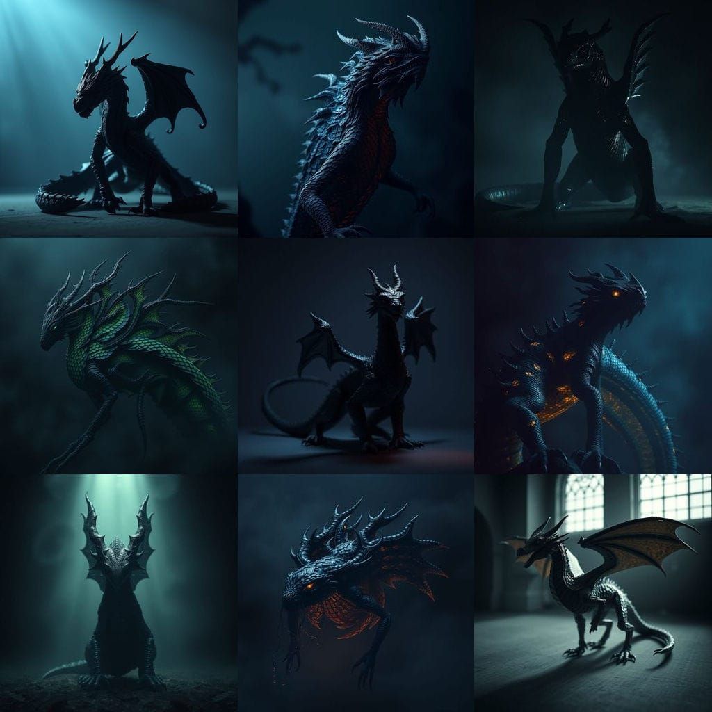 Gothic Minimalism with Ethereal Glow