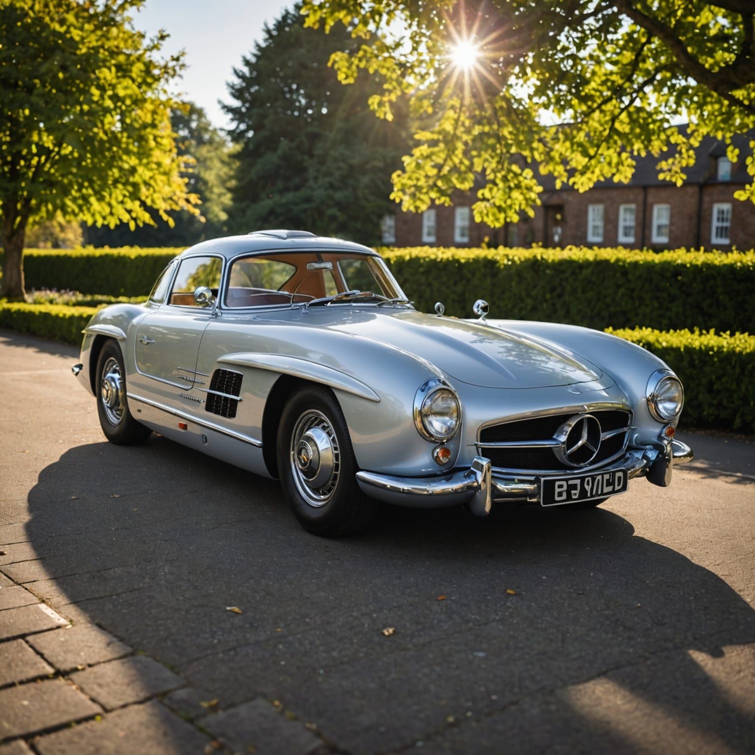Mercedes-Benz 300 SL Gullwing in Sunlight