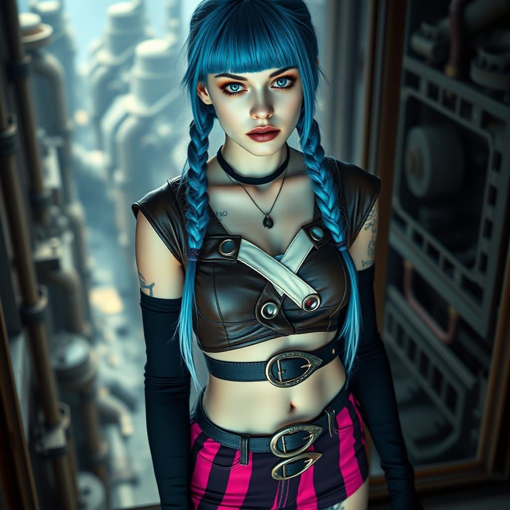 Steampunk Goddess at Zaun's Window's Peak