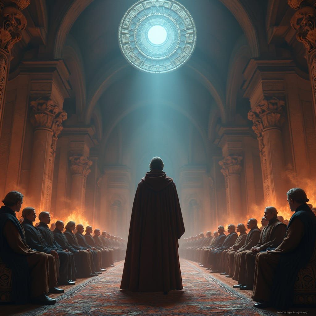 Wise Jedi Before the Jedi Council