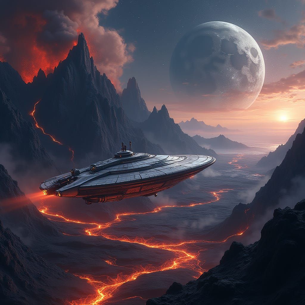 Apocalyptic Planet in Perpetual Eruption with Scientific Sta...