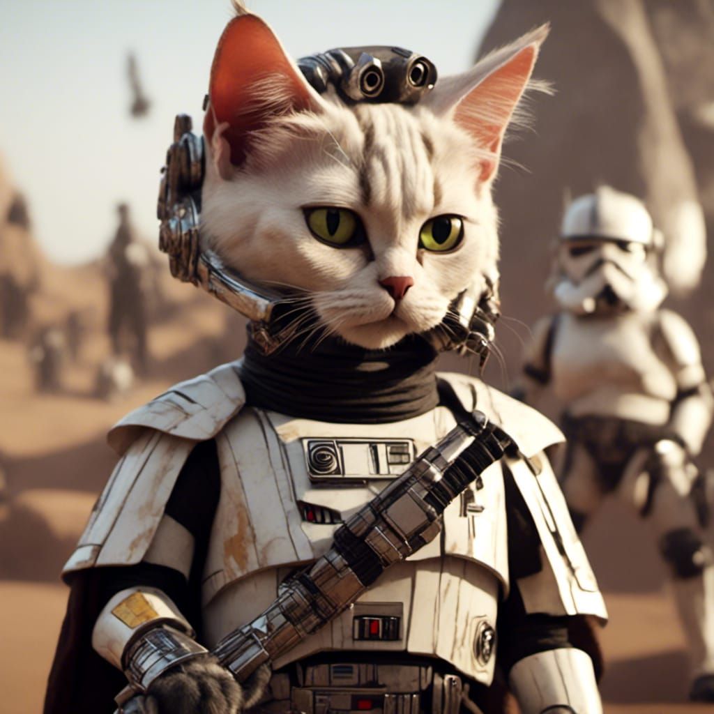 Kitty Tribes at War in Sci-Fi Battle