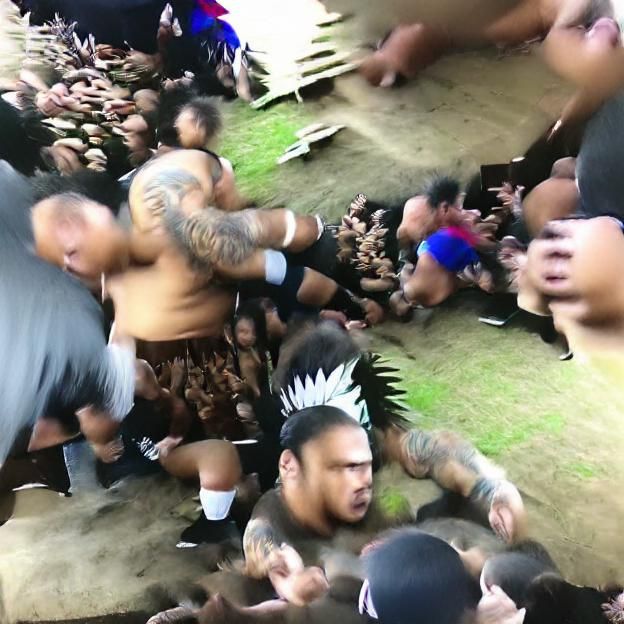 Samoan Punk Moshpit Scene