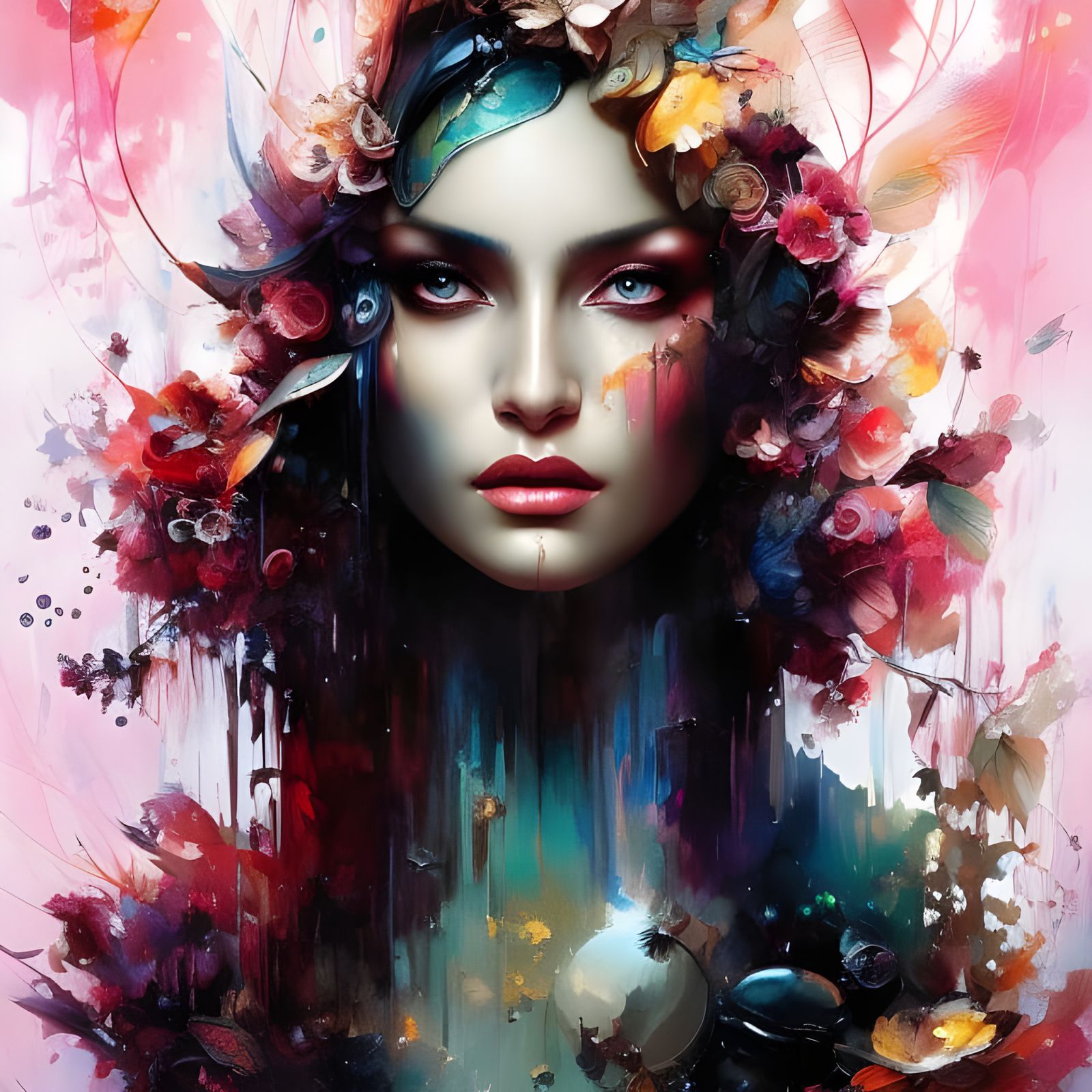 Mysterious Beauty: Breathtaking Portrait Cover Art