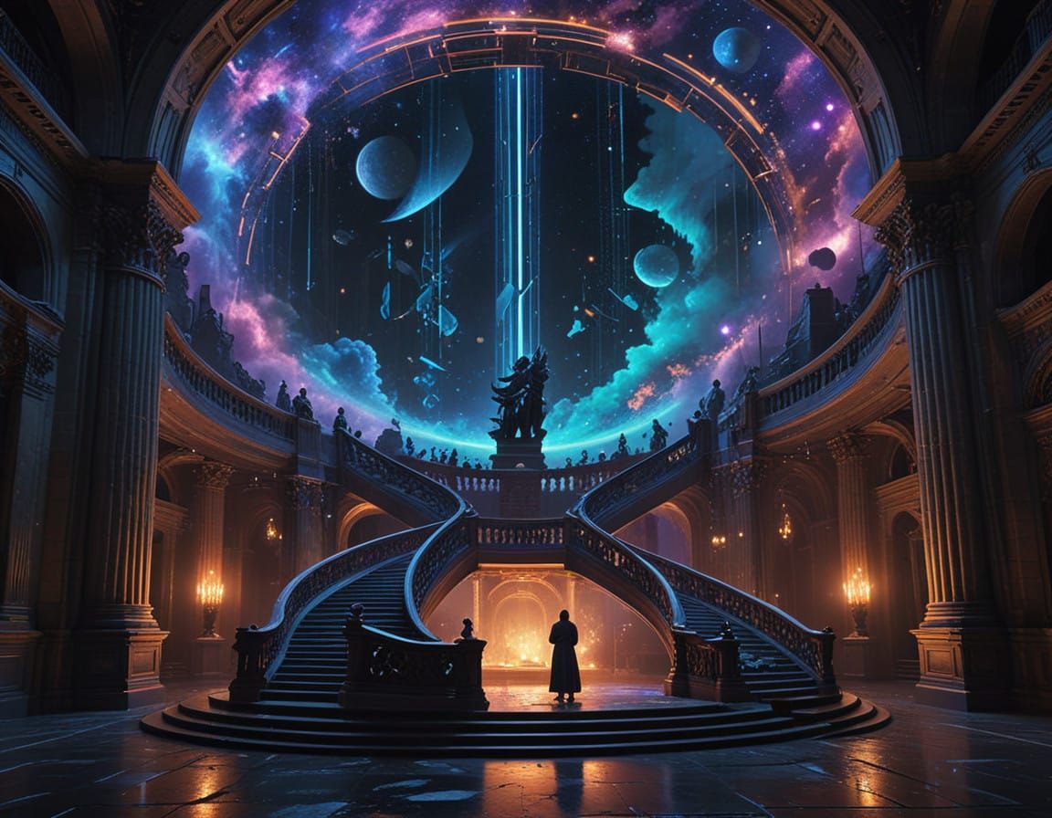 Celestial Musicians Conduct in a Nebula