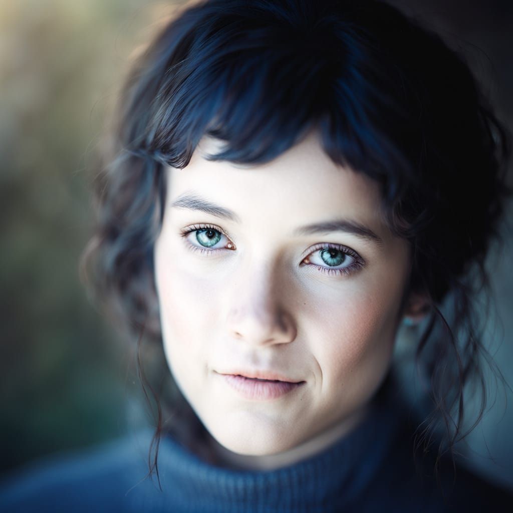 Portrait of Mester Ágnes Erika in Golden Hour