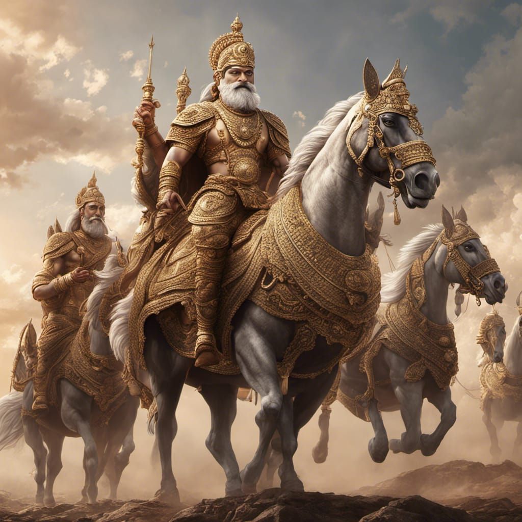 Surya Dev on Chariot with Seven Horses