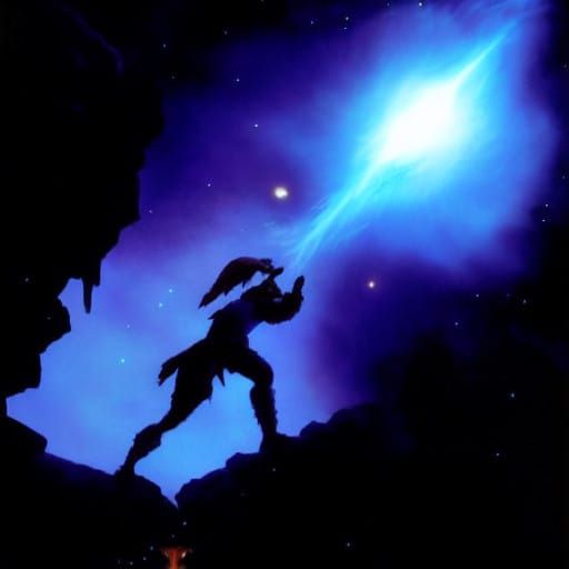 Surreal Cosmic Landscape Unveils Hope Amidst Crushing Despai...