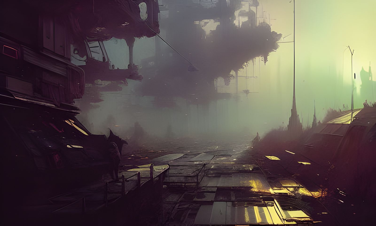 Hyperrealistic Post-Apocalyptic Cityscape in 8K