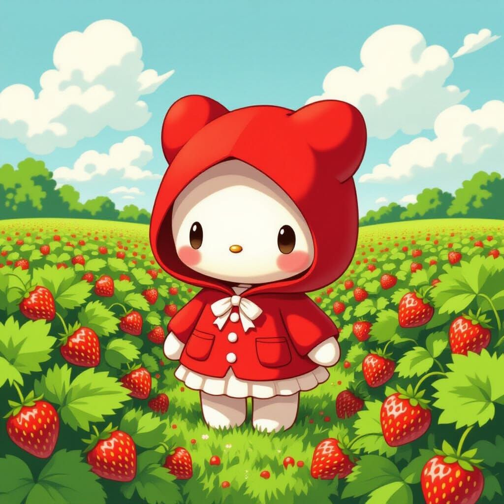 My Melody in Strawberry Field, Pop Art Style