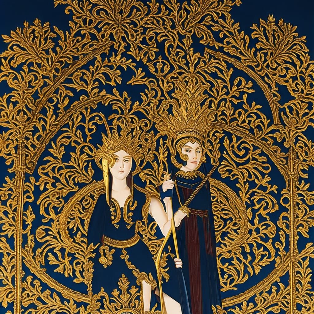 Armored Catherine Sforza with Sword