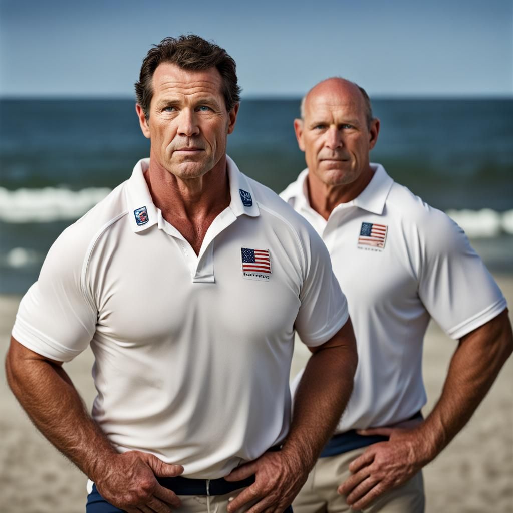 Rugby Player Portrait on Beach, Professional Photography