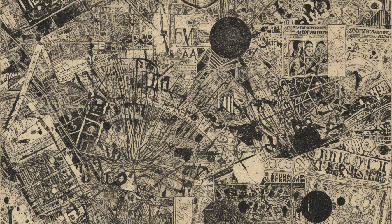 Distressed Comic Book Art of Faded Superconductivity Ship Sy...