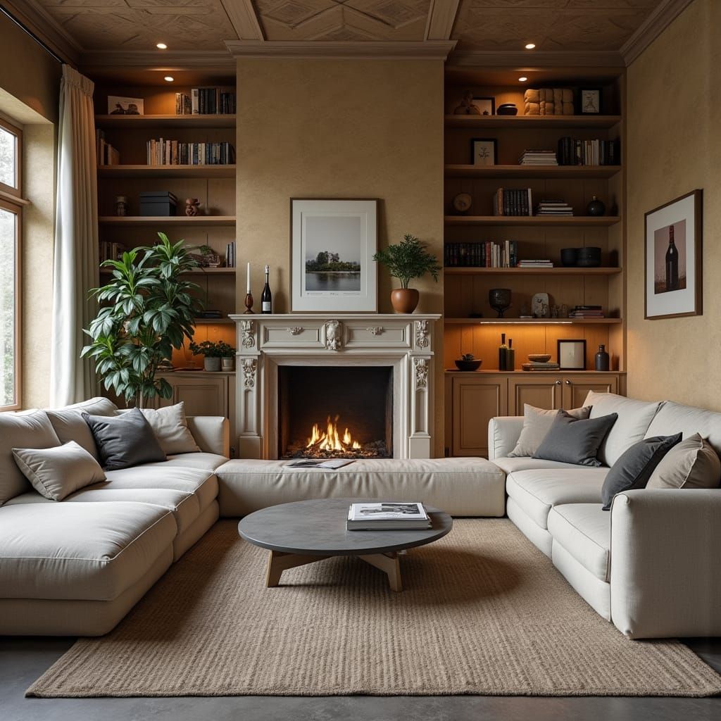Formal Dining Room with Elegant Table Setting and Floral Arr...