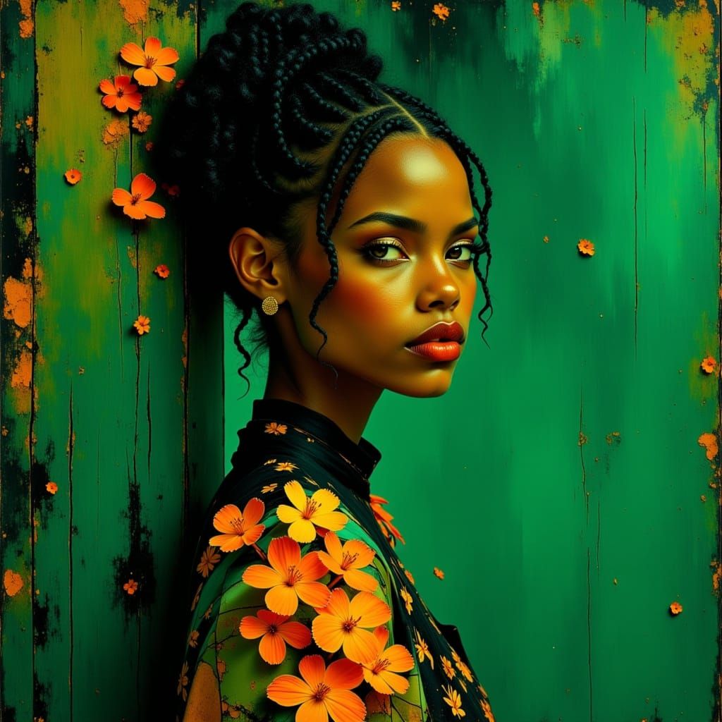 Zoe Saldana as Thandie Newton in Neglige