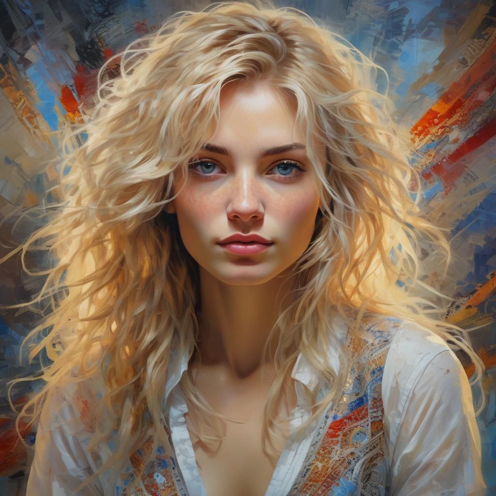 Ethereal Vision: Portrait of Captivating Beauty