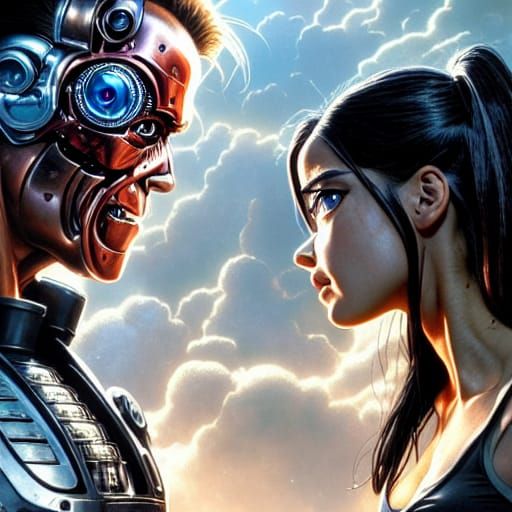 Alita vs Terminator: Epic 8K Showdown