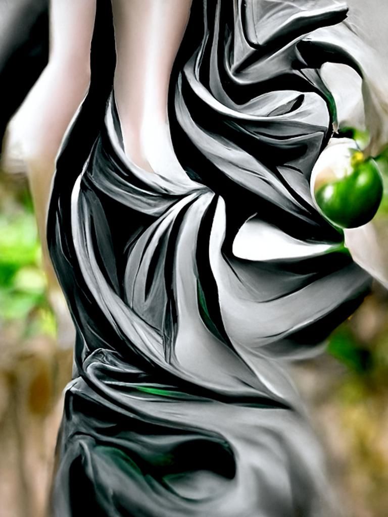 Macabre Curves: Vector Art in Keith Thompson Style