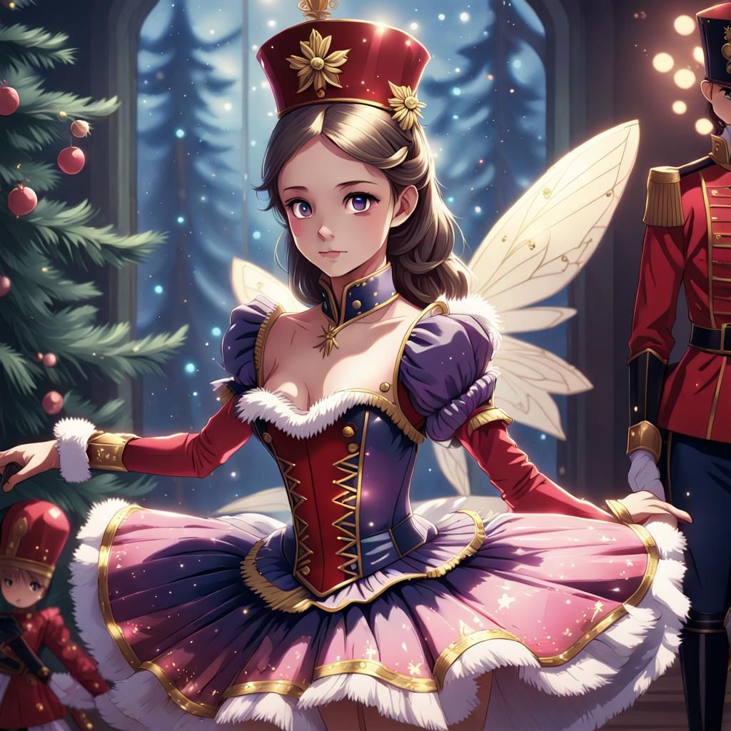 Fairy as Nutcracker Soldier in Anime Style