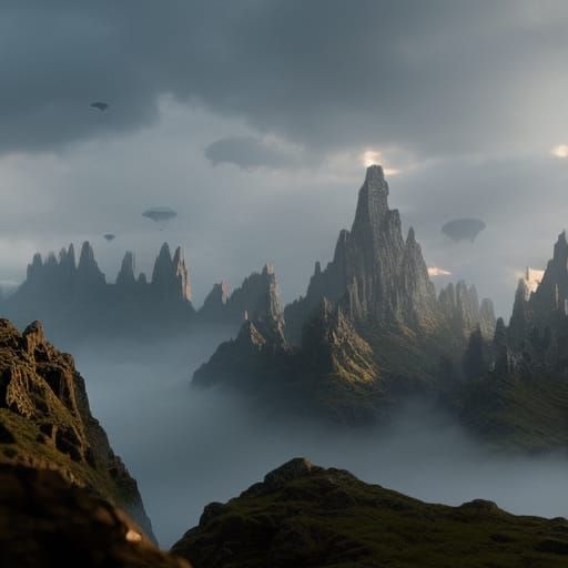 Epic Cinematic Wale Digital Matte Painting