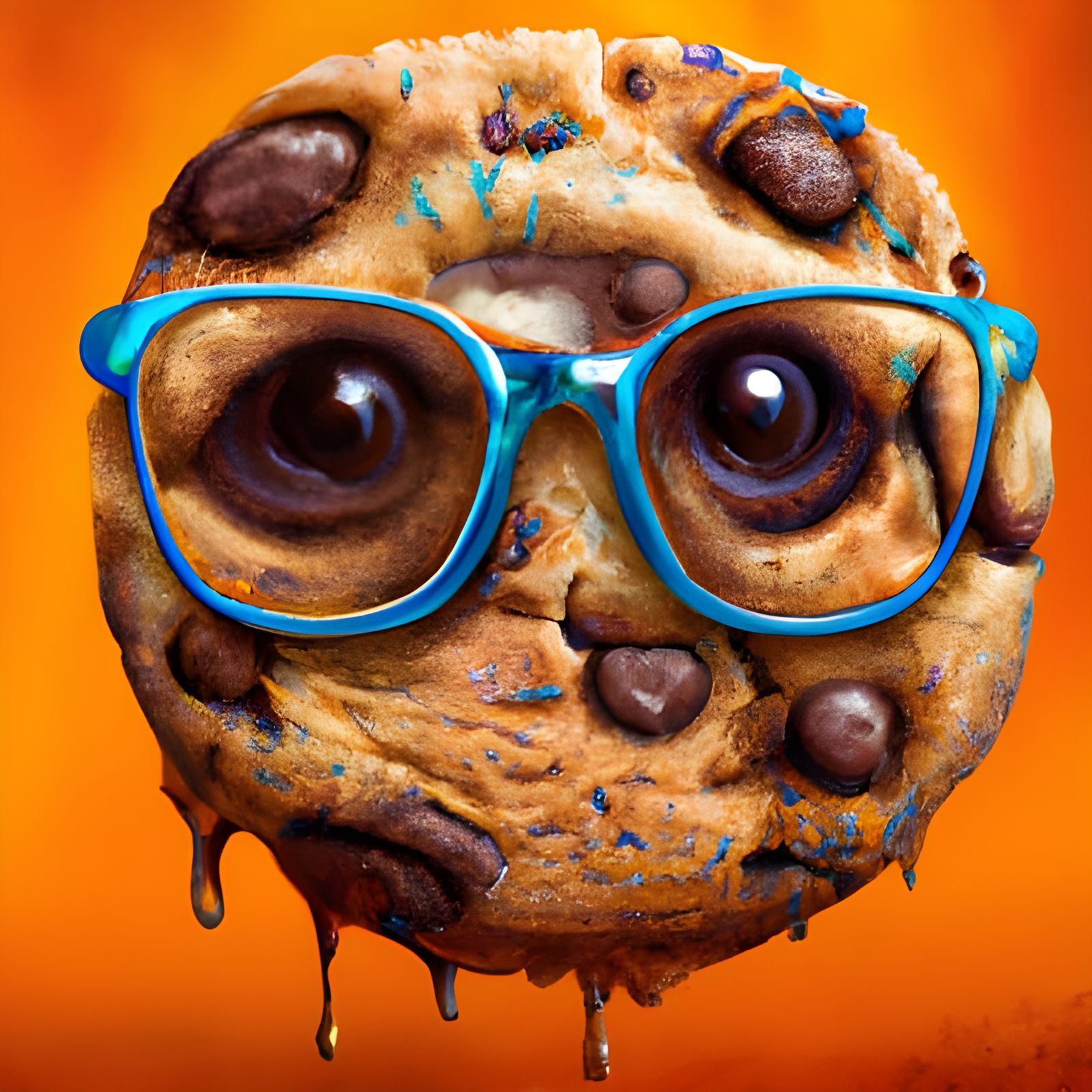 Hyperrealistic Cookie Character Portrait in 8K