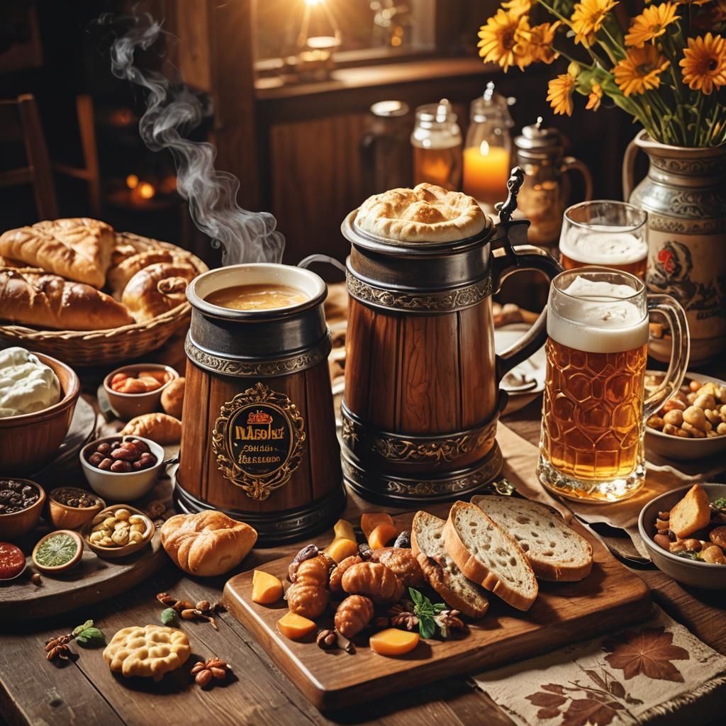 Bavarian Still Life with Beer Stein
