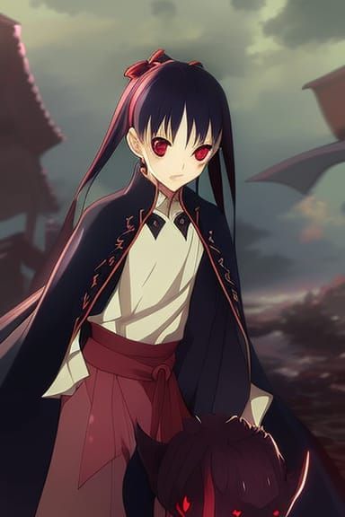 Adorable Chibi Vampires in Anime Style