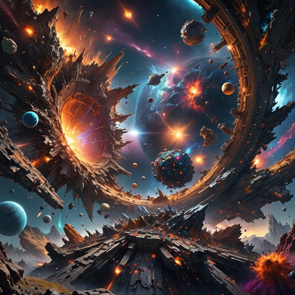 The Big Bang: A Detailed Matte Painting