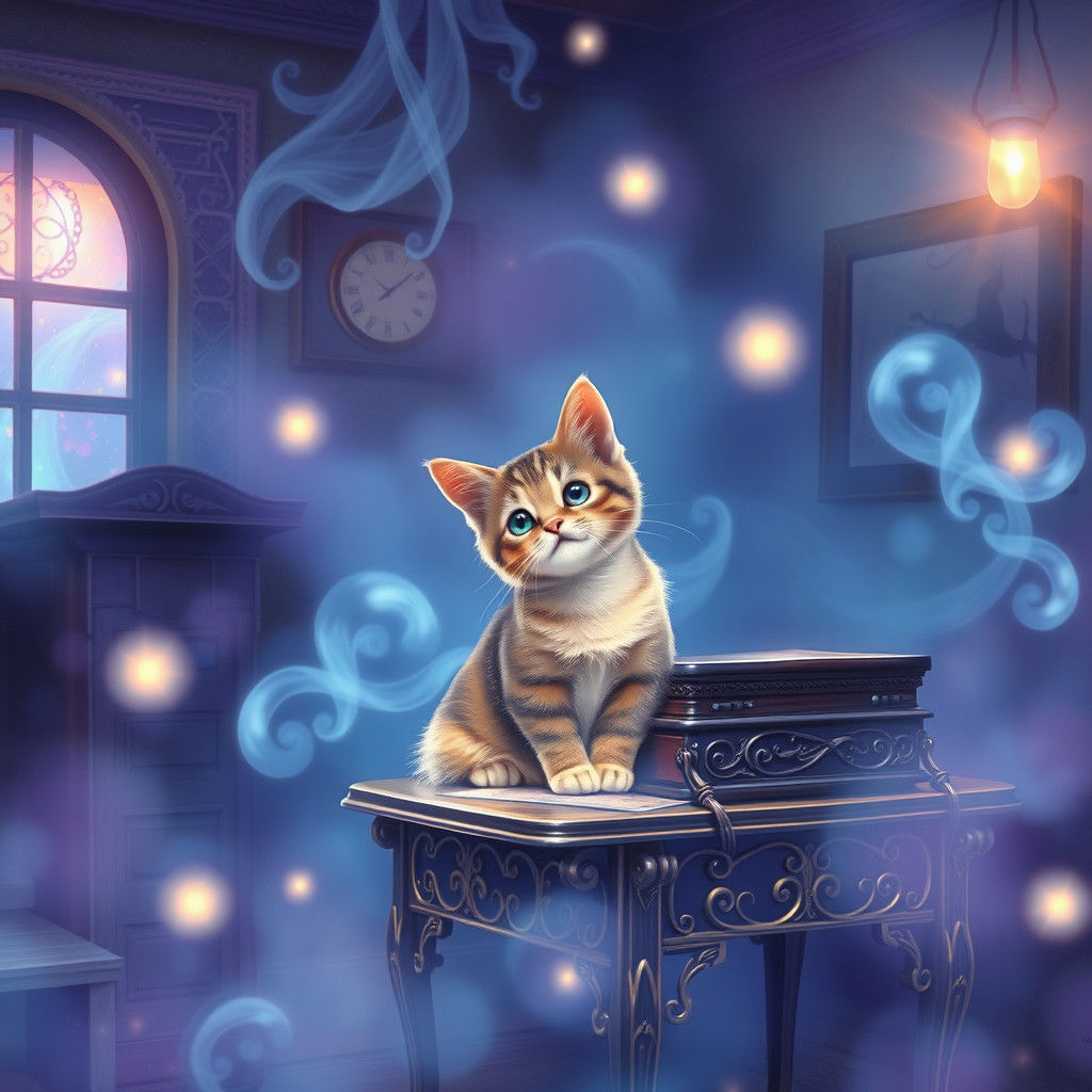 Mystical Cat at Kitty Cool School