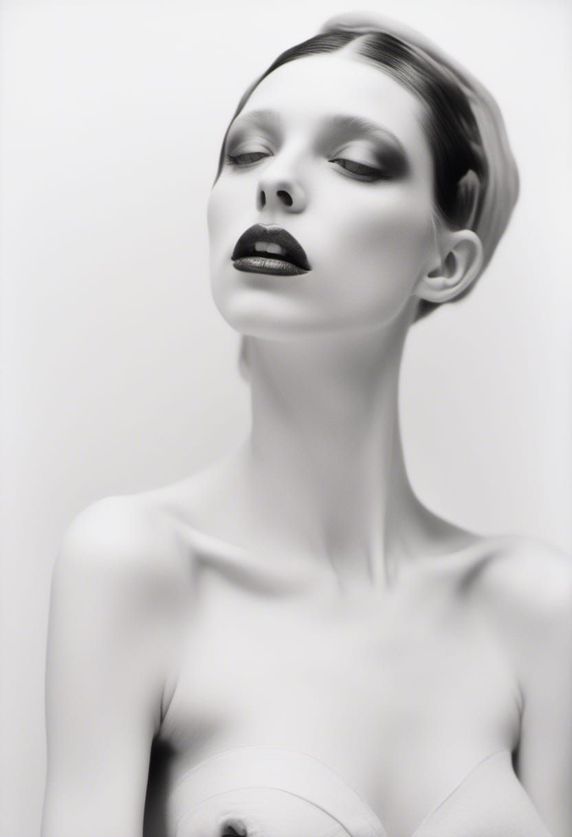 Happy Couple Portrait in Hyperrealism Style