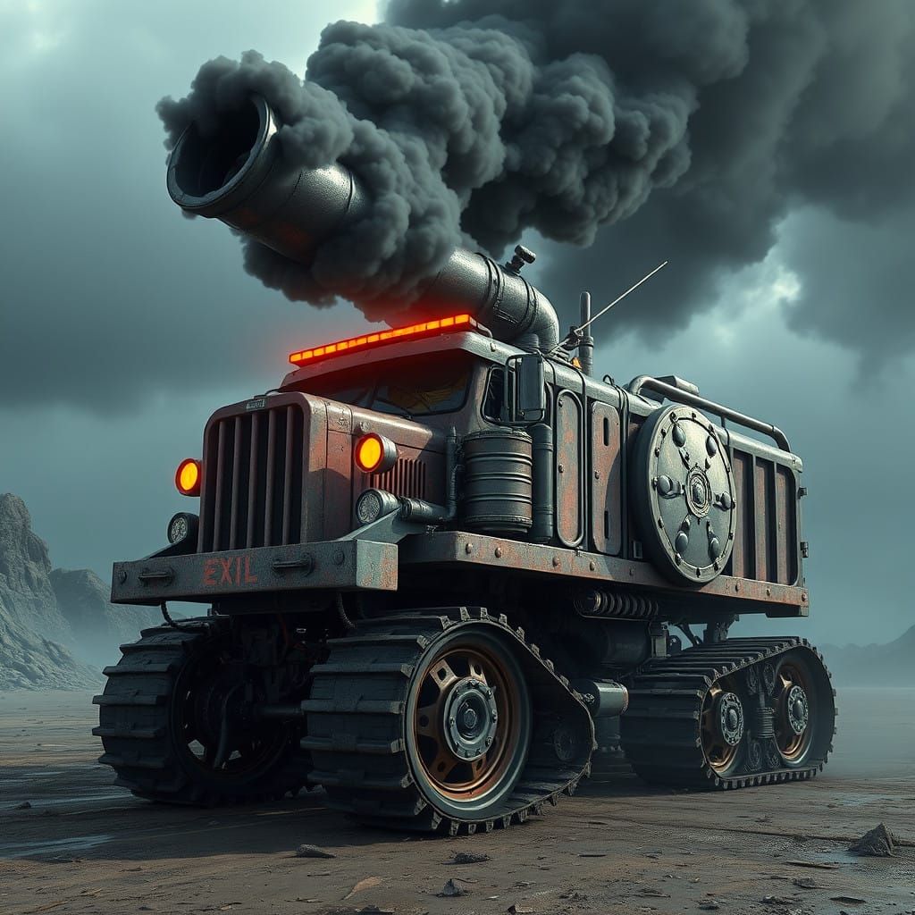 Epic Fantasy War Machine in a Blaze of Glory