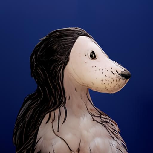 AI Generated Image of a Selkie