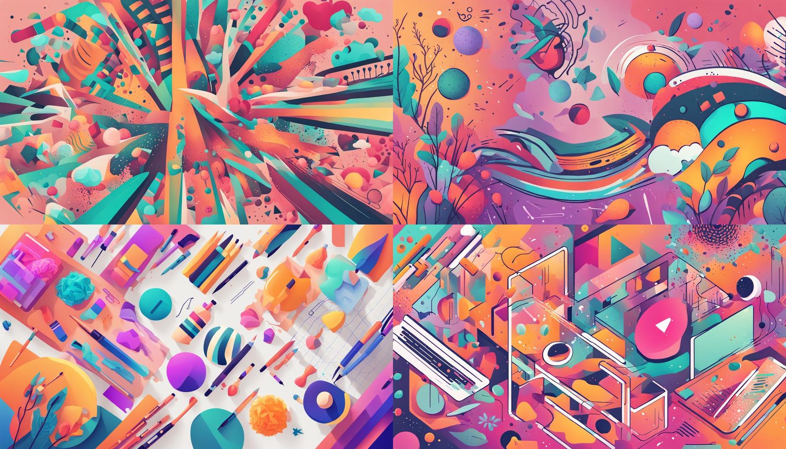 Banner for blog post on AI art tools