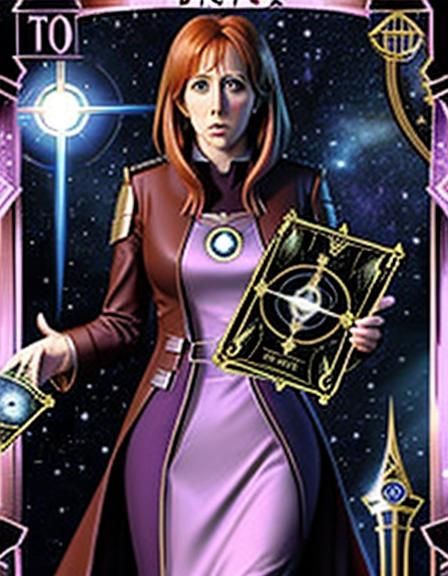 Donna Noble as Justice Tarot Card