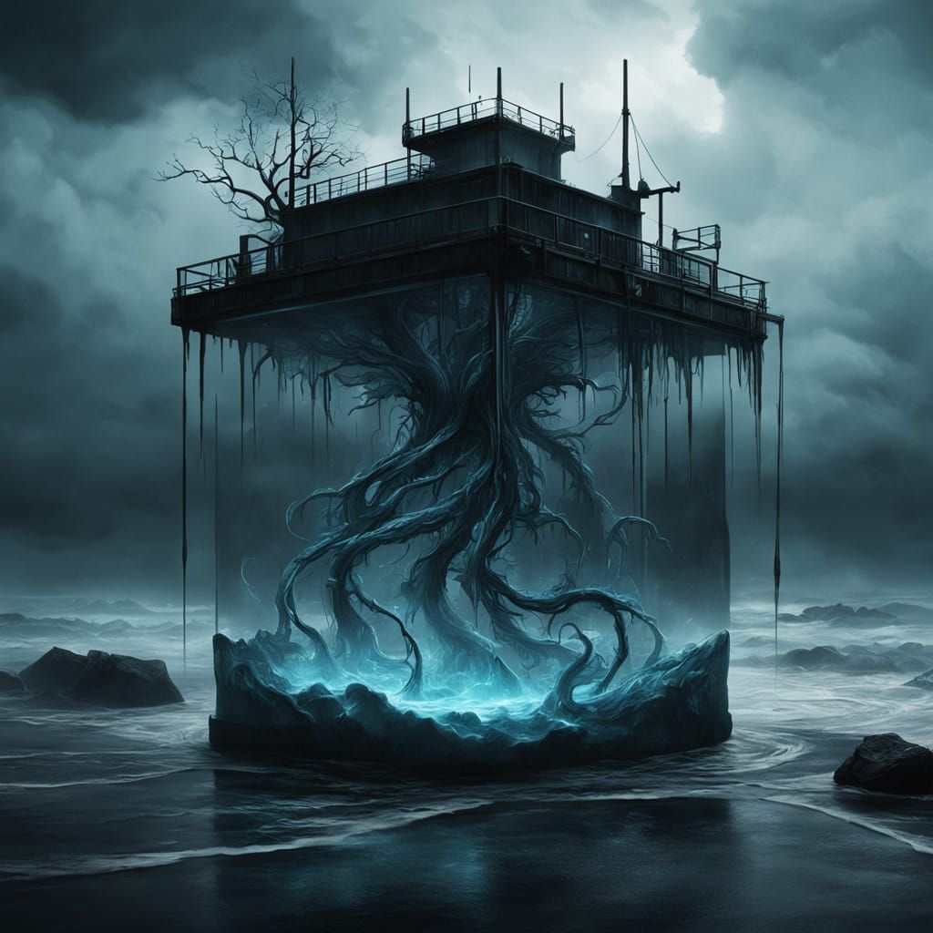 Ethereal Glass Container in Turbulent Waves, Biomechanical D...